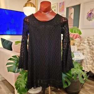 Forever 21 Black Lace Boho Dress
